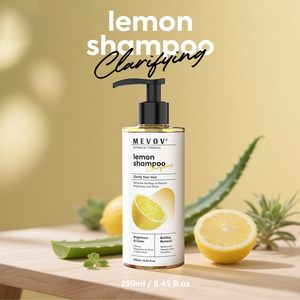 Shampoo al Limone Nutriente e Purificante a Marchio Privato per Capelli Danneggiati, Rimuove i Residui e Ripristina la Lucentezza - Product Image 3
