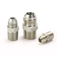 Adaptateur raccord de tuyau JIC mâle cône 74 degrés BSPT mâle connecteur fileté réglable pour 1JT-SP hydraulique