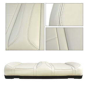 รถกอล์ฟยามาฮ่า Drive2ที่นั่งด้านหน้าสีเบจสีดำเทา - Product Image 4