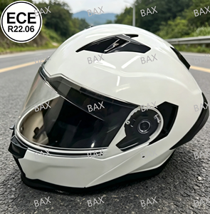 Nouveau casque de moto modulaire à visière relevable avec double visière solaire, mentonnière ouvrable et refermable, coque en ABS, toutes saisons, certifié <span class=keywords><strong>PSE</strong></span> - Product Image 6