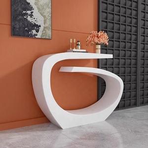 Mesa de <span class=keywords><strong>Consola</strong></span> Moderna de Lujo <span class=keywords><strong>para</strong></span> Sala de Estar, Material de Hierro, Mesa de Entrada con Iluminación, Diseño Artístico Contemporáneo <span class=keywords><strong>para</strong></span> Hoteles, <span class=keywords><strong>Comedor</strong></span> y Uso Familiar - Product Image 2
