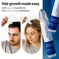 Serum Rambut Herbal Organik dengan Teknologi Bola untuk Mengontrol Rambut Kusut, Menutrisi Kulit Kepala & Leher