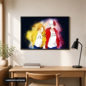 <span class=keywords><strong>Poster</strong></span> da parete con eroi dell'animazione giapponese, sei sedici design, stampa su tela per camerette di bambini e ragazzi, sala giochi, decorazione moderna - Product Image 4