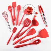 Best Selling High End Food Grade 11Pcs Plastic Siliconen Keukengerei Sets Koken Gadgets Voor Anti-aanbak Kookgerei