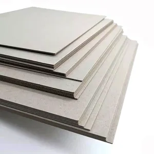 Cubierta de libro, tablero gris, 1mm, papel reciclado, 300g/m², cartón gris