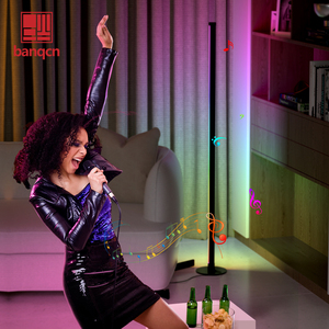 Banqcn trong nhà trang trí nội thất thông minh rgbic góc sàn Đèn đứng thiết kế hiện đại bầu không khí ánh sáng 5V Wifi + IR thông minh - Product Image 4