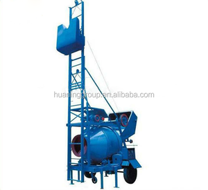 เครื่องผสมคอนกรีตไฟฟ้าคุณภาพสูง Huaning JZC350 พร้อมปั๊ม มอเตอร์ประสิทธิภาพสูง 5.5 กิโลวัตต์ ผลผลิต 8-10 ลูกบาศก์เมตร/ชั่วโมง สำหรับขาย - Product Image 2