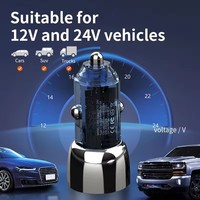 Chargeur de voiture USB C PD 95W, bloc de charge rapide USB Type C, double port USBA et USBC, adaptateur allume-cigare pour voiture