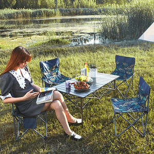 <span class=keywords><strong>เก้าอี้</strong></span>โต๊ะปิกนิกแบบ<span class=keywords><strong>พับ</strong></span><span class=keywords><strong>ได้</strong></span>ทำจากโลหะทันสมัยสำหรับใช้ในร้านกาแฟกลางแจ้งร้านน้ำชานม - Product Image 1