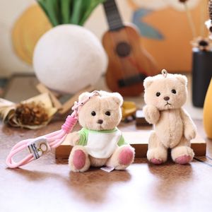 Orsetto di peluche HECION in peluche corto, articolato, <span class=keywords><strong>con</strong></span> <span class=keywords><strong>felpa</strong></span>, simpatico cartone animato, <span class=keywords><strong>con</strong></span> zampe mobili, portachiavi, ciondolo per borsa - Product Image 3