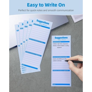 Tarjetas <span class=keywords><strong>de</strong></span> sugerencias, tarjetas <span class=keywords><strong>de</strong></span> comentarios para buzón <span class=keywords><strong>de</strong></span> sugerencias, formularios <span class=keywords><strong>de</strong></span> mejora <span class=keywords><strong>de</strong></span> quejas y comentarios en blanco para clientes e invitados - Product Image 4