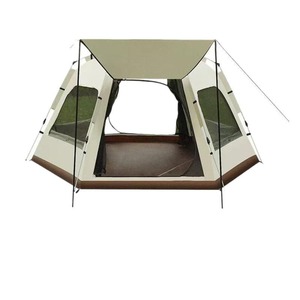 Pop Up <b>Tent</b> <b>Single</b> Layer Polyester 1000mm Waterproof Outdoor Camping Four Seasons Use - Product Image 3