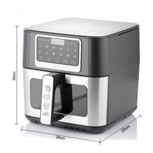Friteuse à air chaud AKANE 8L 1700W avec fenêtre visible, écran tactile, circulation d'air chaud, multifonction, cuisson à faible teneur en <span class=keywords><strong>huile</strong></span> A.81560 - Product Image 6