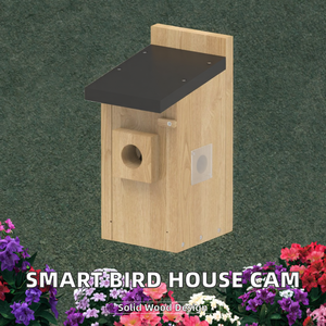 Casa <span class=keywords><strong>para</strong></span> Pájaros <span class=keywords><strong>de</strong></span> Madera Inteligente con Reconocimiento Visual por IA, Nido <span class=keywords><strong>para</strong></span> Pájaros con Cámara <span class=keywords><strong>para</strong></span> Observación, Tamaño M, Más Vendida - Product Image 2