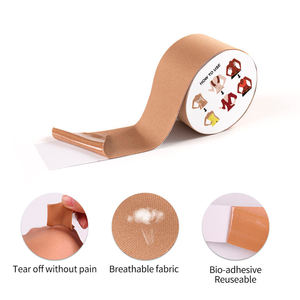 BoobTape Kit para senos grandes, copa de silicona, pétalos de pecho, pegatinas de satén para pezones, cinta para senos, accesorios íntimos - Product Image 2