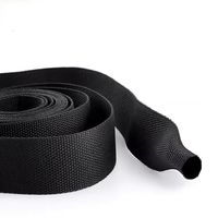 Manchon tressé thermorétractable flexible 2:1 manchons de protection en tissu polyester thermorétractables