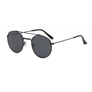 Sunway Women's Vintage Sunglasses UV400 Double Bridge <b>Round</b> <b>Frame</b> - Product Image 1