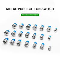 Prix d'usine en gros Interrupteur à bouton-poussoir de verrouillage 22mm 2 couleurs Led Big T125 55 Interrupteur à bouton-poussoir pour ascenseur