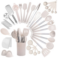 Outils de cuisine Gadgets Ustensiles de cuisine ménagers en silicone Ensemble d'ustensiles de cuisine en silicone résistant à la chaleur