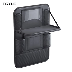 Langlebiger <span class=keywords><strong>Oxford</strong></span>-Stoff Auto-Rücksitz-Organizer mit Klappbarem Tablett-Tisch Mehrfach-Taschen Rückenlehnen-Hängeaufbewahrungstasche für Kinder SUV - Product Image 1