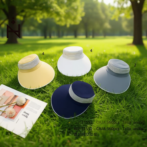 Visera de malla transpirable, sombrero de protección solar, talla única, unisex, uso en exteriores - Product Image 2