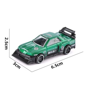 LASIVE TOYS Meilleures ventes transfrontalières : Ensemble de voitures de course sportives coulissantes en métal moulé sous pression <span class=keywords><strong>1</strong></span>:<span class=keywords><strong>64</strong></span>, jouet pour enfants, cadeau unisexe pour garçons - Product Image 3