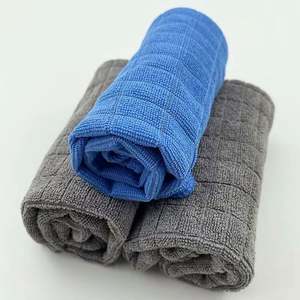 Panno in Microfibra Ultra-Fine Multifunzionale per Lavare Piatti, Pulire Vetri e Specchi, Design a Griglia, Tessile per Cucina e Casa, Pulizia Multipla - Product Image 3