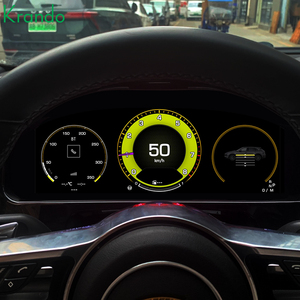 Affichage du compteur de vitesse LCD Krando pour Porsche Cayenne 2011-2017, tableau de bord de voiture, groupe d'instruments numériques, Linux Carplay - Product Image 5