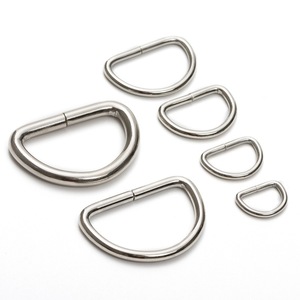 Metal D-Ring Buckle Hardware <b>Accessories</b> Adjustable For <b>Bags</b> And Apparel Semicircle Design D-01 - Product Image 1