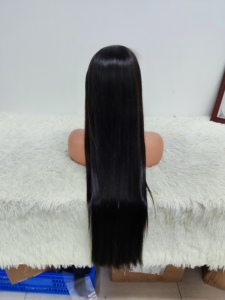 Promoción $75 11A Super Double Drawn Straight 13x4 Lace Frontal Pelucas de Cabello Humano 100% Natural de 18-28 Pulgadas Venta al por Mayor - Product Image 5