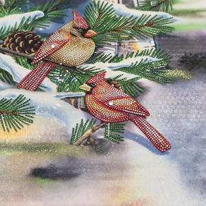 Peintures Diamant Bulufim : <span class=keywords><strong>Kit</strong></span> de <span class=keywords><strong>Peinture</strong></span> Diamant Thème Fête pour Enfants, Cadeau Éducatif <span class=keywords><strong>Montessori</strong></span>, Artisanat Créatif - Product Image 1