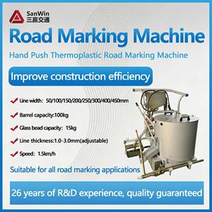 Machine de marquage routier thermoplastique <span class=keywords><strong>pour</strong></span> chaussées, <span class=keywords><strong>peinture</strong></span> de parkings et traçage de lignes routières - Product Image 5