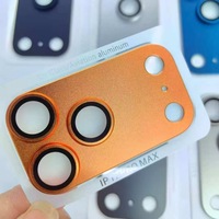 Protection d'objectif d'appareil photo en verre trempé anti-rayures pour iPhone 17 18 Pro Max 17 Air, film de protection métallique pour objectif