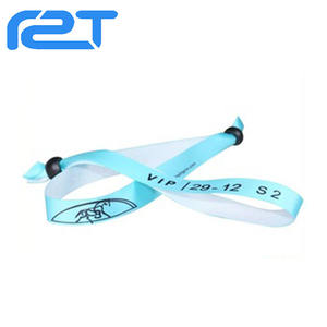 Pulseras tejidas RFID impermeables para eventos 13,56 MHz <span class=keywords><strong>Classic</strong></span> <span class=keywords><strong>1K</strong></span> NFC 213 Pulseras de tela Pulseras - Product Image 2