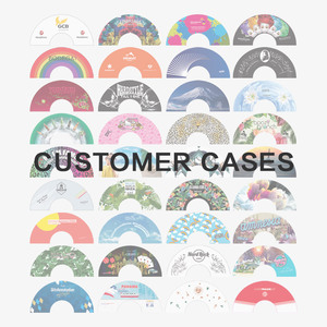 NFFAN Custom Design Bamboo Folding Shade <span class=keywords><strong>abbigliamento</strong></span> fan per le donne - Product Image 5