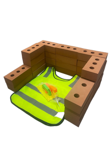 Riesige Regenbogens tapel blöcke Bunte große Schaums teine für das Indoor-Spiel - Product Image 2