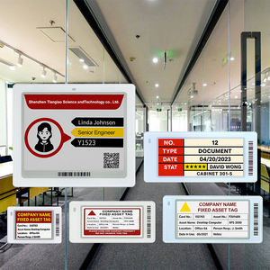 Plaques de nom électroniques intelligentes pour conférence de bureau, écran E Ink 4 couleurs (noir, blanc, rouge, jaune), 2,13/2,6/2,9/4,2/7,5 pouces, WiFi - Product Image 1