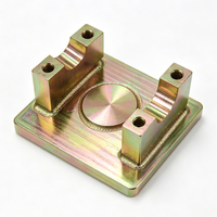 Support de montage métallique soudé sur mesure, fabrication en acier, plaque usinée CNC, support robuste – Vente chaude