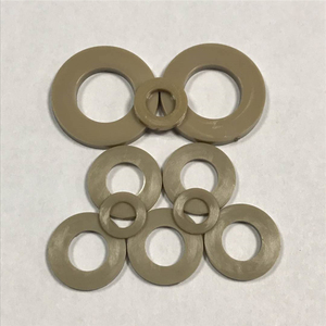 Rondelles plates en PEEK noires, résistantes aux hautes températures, aux acides et aux alcalis, <span class=keywords><strong>pour</strong></span> vis de 3/8 po, diamètre extérieur 1 po, M3M4M5M6 - Product Image 3