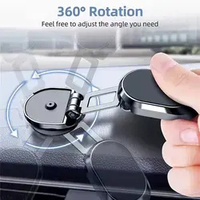 Support magnétique universel pour téléphone portable Quexiang, rotation à 360 degrés, fixation par gravité sur tableau de bord, aimant puissant, matériau en alliage, GPS
