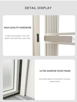 Puertas y Ventanas de Vidrio con Aleación de Aluminio para Cocina Moderna y Villa, con Aislamiento Acústico y Acabado de Superficie