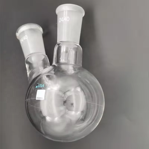 Bình cầu đáy tròn hai cổ Tiandi Lab <span class=keywords><strong>250ml</strong></span> bằng thủy tinh borosilicat - Product Image 1