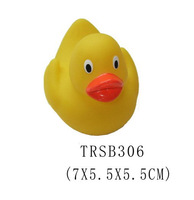 Jouet flottant de bain de bébé coloré promotionnel petit canard jaune course numérotée canard en caoutchouc PVC