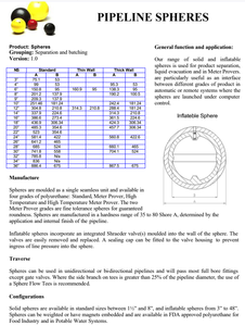 อะไหล่อุปกรณ์ทำความสะอาดท่อแบบพองลมทรงกลม ยี่ห้อ Petrosystem รุ่นใหม่ สภาพใหม่ ขนาด 3 นิ้ว ถึง 36 นิ้ว รับประกัน 1 ปี - Product Image 5