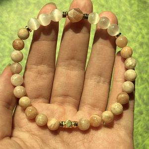 Bracelet en pierre naturelle avec perles de verre colorées, charme du succès, fournisseur expert, assurance commerciale - Product Image 3