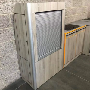 ריהוט מחנאות פלסטיק מטבח מקלחת טמבור הדלת pvc abs מתפתל pvc גלגול דלתות תריס לשרותים קרוואן - Product Image 3