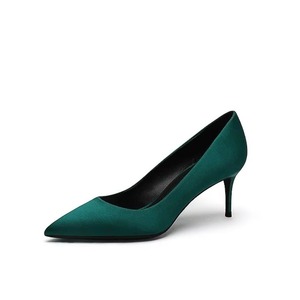 Fashion Trend Lady Formal Pumps Plus Size 6 cm Classic Slip-On Elegant Women <b>Heel</b> Office <b>Shoes</b> - Product Image 2