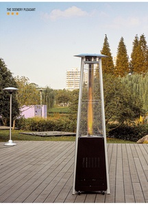 Calentador de Patio Portátil de <span class=keywords><strong>Gas</strong></span> para Exteriores, Diseño Piramidal Resistente al Viento, para Jardín, Camping y Calefacción - Product Image 2