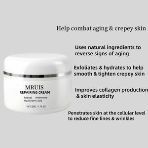 Crème réparatrice pour <span class=keywords><strong>la</strong></span> peau à l'idebenone |   <span class=keywords><strong>Lotion</strong></span> raffermissante anti-âge <span class=keywords><strong>et</strong></span> anti-rides à l'acide hyaluronique pour les bras, le cou <span class=keywords><strong>et</strong></span> le corps - Product Image 4