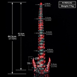 NNSX Super Long <b>Dildo</b> 17 Inches Monster Cock Anal Butt Plug for Women Men Anal Toy Fantasy alien <b>Dildo</b> Silicone Sex Toys - Product Image 6